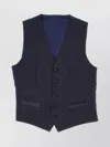 Dolce & Gabbana V-neck Vest In Black