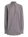 Dolce & Gabbana Gingham-check Shirt In Black
