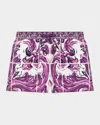 Dolce & Gabbana Majolica-print Shorts