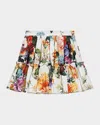 Dolce & Gabbana Floral-print Cotton Skirt