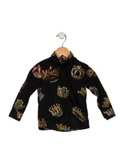 Pre-owned Dolce & Gabbana Babies' Girls' Black Long Sleeve