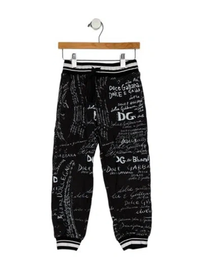 Pre-owned Dolce & Gabbana Babies' Girls' Black Pants