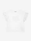 Dolce & Gabbana Broderie Anglaise T-shirt In White
