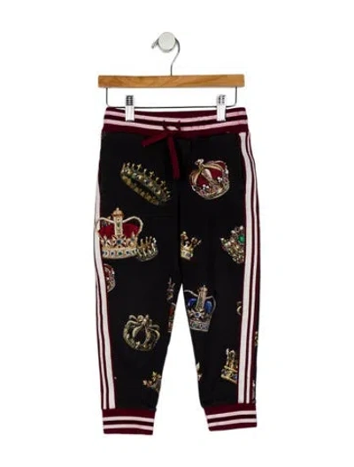 Pre-owned Dolce & Gabbana Babies' Girls' Burgundy Pants