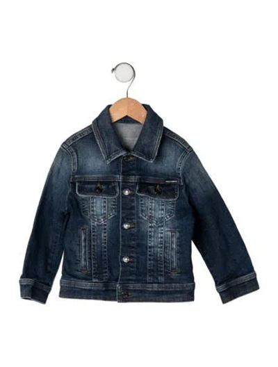 Pre-owned Dolce & Gabbana Babies' Girls' Denim Jacket In Blue