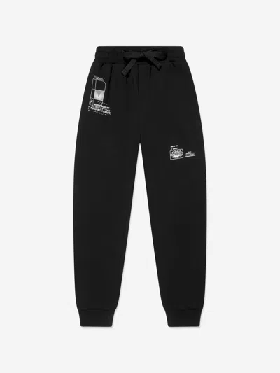 Dolce & Gabbana Kids' Girls Dg Vibe Joggers In Black