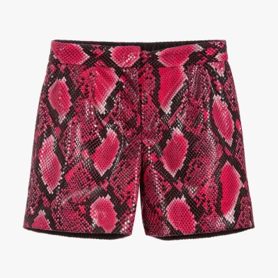 Dolce & Gabbana Kids' Girls Fuchsia Pink Shorts