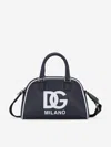 DOLCE & GABBANA DOLCE & GABBANA GIRLS LEATHER MILANO LOGO SHOULDER BAG