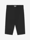 Dolce & Gabbana Logo-waistband Stretch Leggings In Black