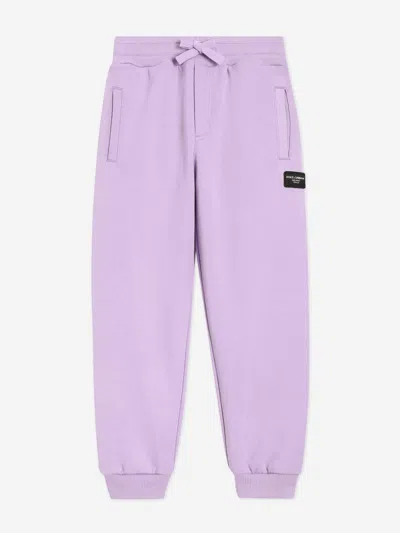 DOLCE & GABBANA DOLCE & GABBANA GIRLS LOGO JOGGERS