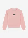 Dolce & Gabbana Cotton Jersey Sweatshirt In Pink