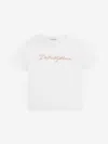 Dolce & Gabbana Logo-embellished T-shirt In White