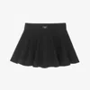 Dolce & Gabbana Girls Navy Blue Cotton Jersey Skirt In Blue