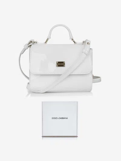Dolce & Gabbana Girls Patent Leather Bag One Size Brown By Childsplay Clothing