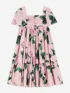 Dolce & Gabbana Rose-print Dress In Pink