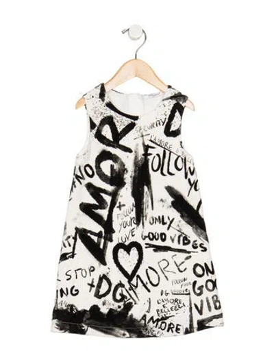 Pre-owned Dolce & Gabbana Babies' Girls' Sleeveless Dress In White