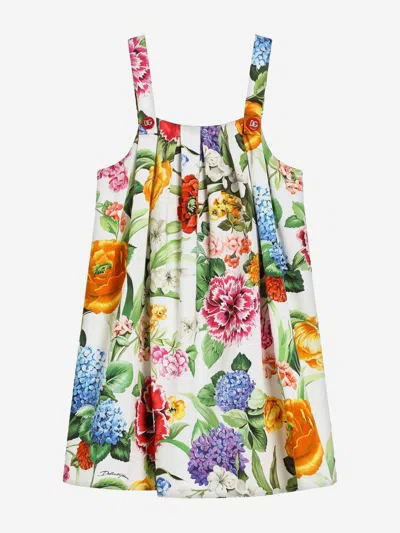 Dolce & Gabbana Kids'  Girls Sleeveless Floral Print Dress