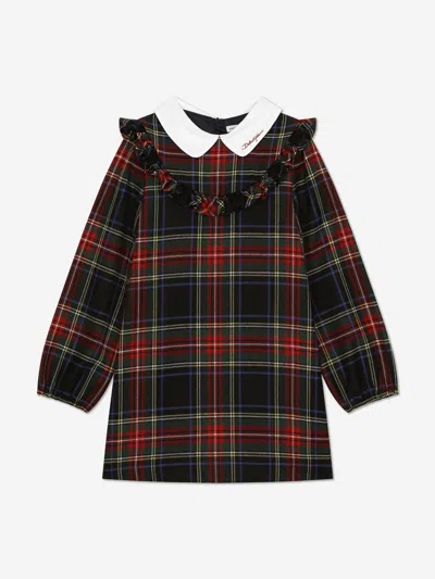Dolce & Gabbana Babies'  Girls Tartan Dress In Multicoloured