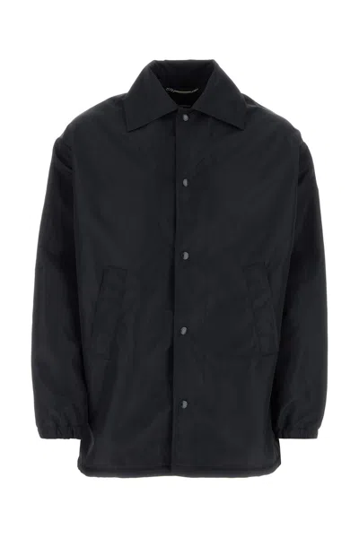 Dolce & Gabbana Sleeved Midnight Jacket In Nylon In Navy
