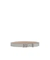 Dolce & Gabbana Glitter-detail Belt In Gray