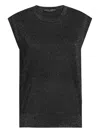 Dolce & Gabbana Glitter-effect Vest In Black