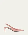 Dolce & Gabbana 70 Patent Leather Slingback Pumps In Rosa