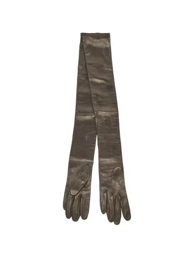 Pre-owned Dolce & Gabbana Glove-hem Scarf In Black