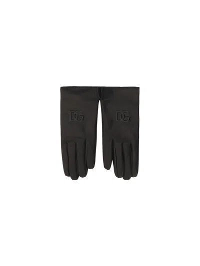 Dolce & Gabbana Gloves In Nero