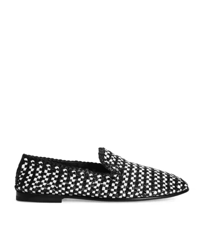 Dolce & Gabbana Goatskin Woven Loafers