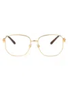 Dolce & Gabbana Square-frame Glasses In Gold