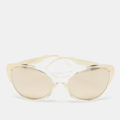 Pre-owned Dolce & Gabbana Gold Edition 18k Dg6075-k Cat Eye Sunglasses
