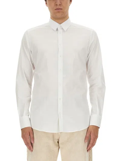 Dolce & Gabbana Gold-fit Shirts In White