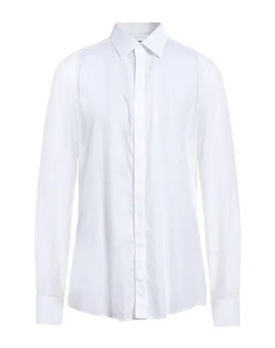 Dolce & Gabbana Gold Man Shirt White Size 17 ½ Cotton
