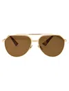 Dolce & Gabbana Gold Metal Sunglasses