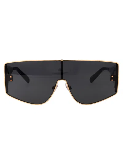 Dolce & Gabbana Dna Mask-frame Sunglasses In Gold