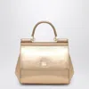 Dolce & Gabbana Gold Sicily Medium Handbag