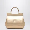Dolce & Gabbana Gold Sicily Medium Handbag
