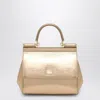 Dolce & Gabbana Gold Sicily Medium Handbag