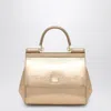 Dolce & Gabbana Gold Sicily Medium Handbag