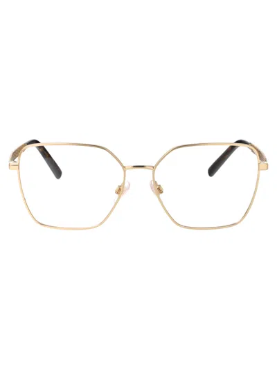 Dolce & Gabbana Gold Steel Glasses