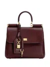 Dolce & Gabbana Medium Sicily Padlock-embellished Leather Handbag In Multi