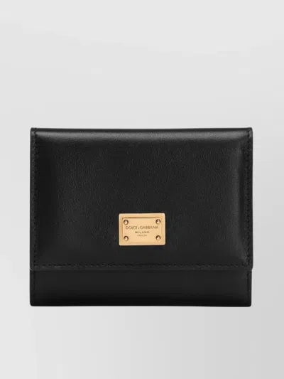 Dolce & Gabbana Gold-tone Hardware Wallets With Timeless Style