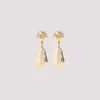Dolce & Gabbana Logo-embossed Clip-on Earrings In Golden
