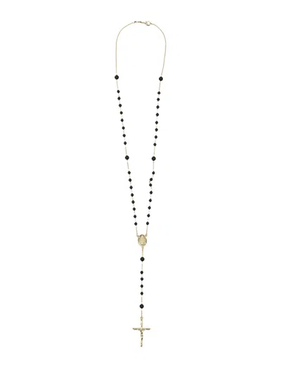 Dolce & Gabbana Women Golden Rosary Necklace