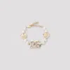 Dolce & Gabbana Elegant Brass And Plastic Women's Bracelet In Golden