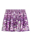 Dolce & Gabbana Graphic-print Cotton Skirt