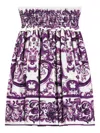 Dolce & Gabbana Majolica-print Poplin Skirt