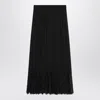 Dolce & Gabbana Gonna Midi In Chiffon And Black Lace In Black