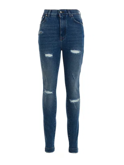 Dolce & Gabbana Grace Jeans In Blue