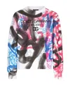 Dolce & Gabbana Graffiti-print Cotton Sweatshirt In Multicolor